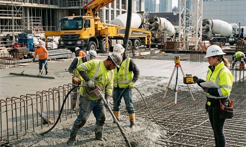 Şantiye ERP ile Dijital İnşaat Yönetimi: Hakediş, Malzeme Metrajı ve Beton Döküm Takibi - C30/37 Hazır Beton Dökümü ve Şantiye Saha Denetimi